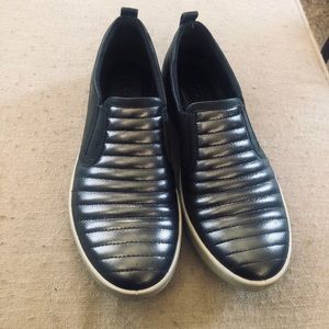 Ecco Slip on Metallic Sneakers